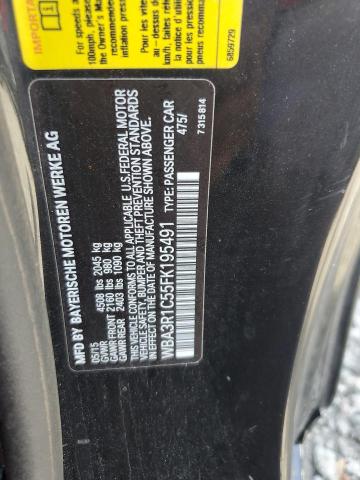 2015 BMW 435 I WBA3R1C55FK195491