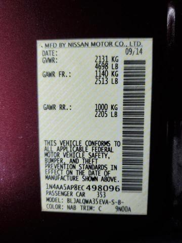 2014 NISSAN MAXIMA S #3305395349