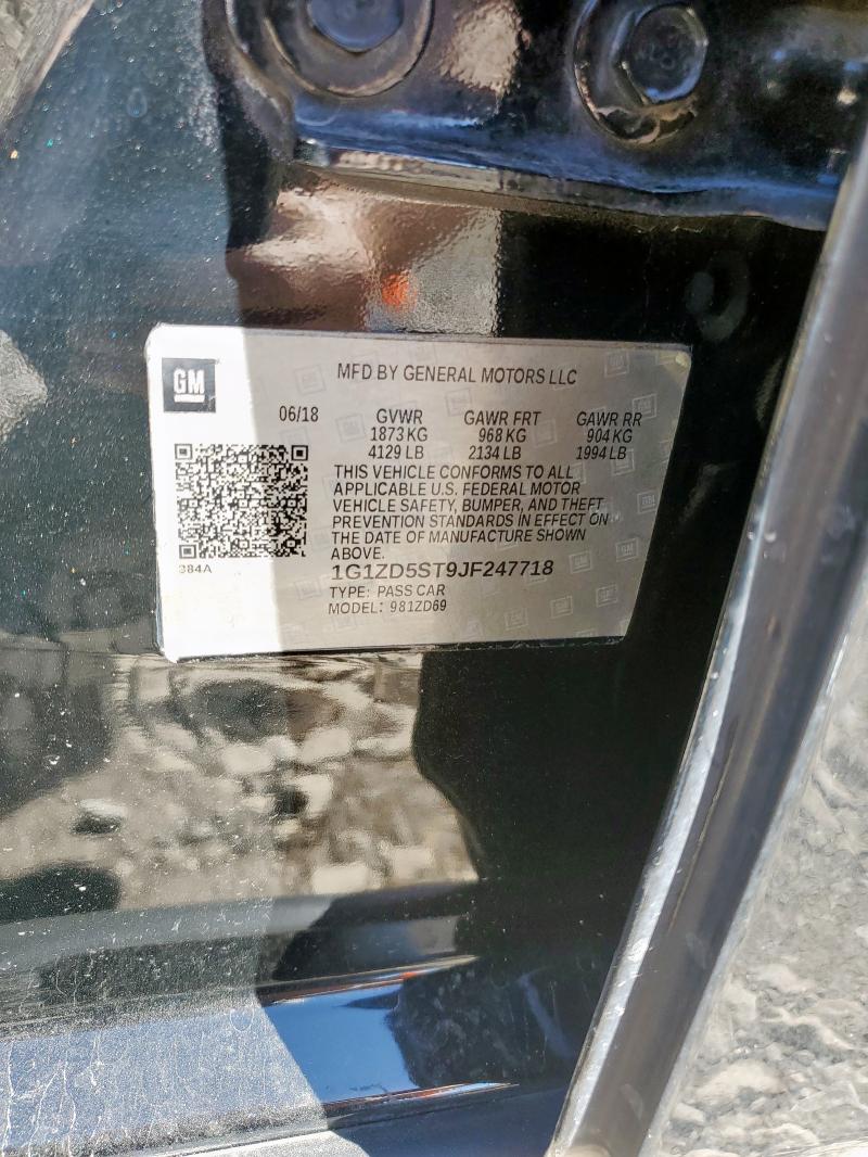 2018 CHEVROLET MALIBU LT #3312711329