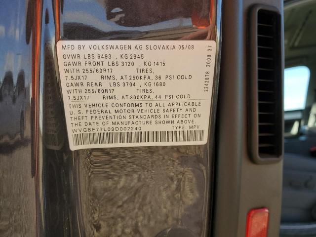 2009 VOLKSWAGEN TOUAREG 2 #3297181874