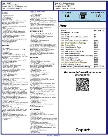 2017 MERCEDES-BENZ GLS 550 4M - 4JGDF7DE5HA941251