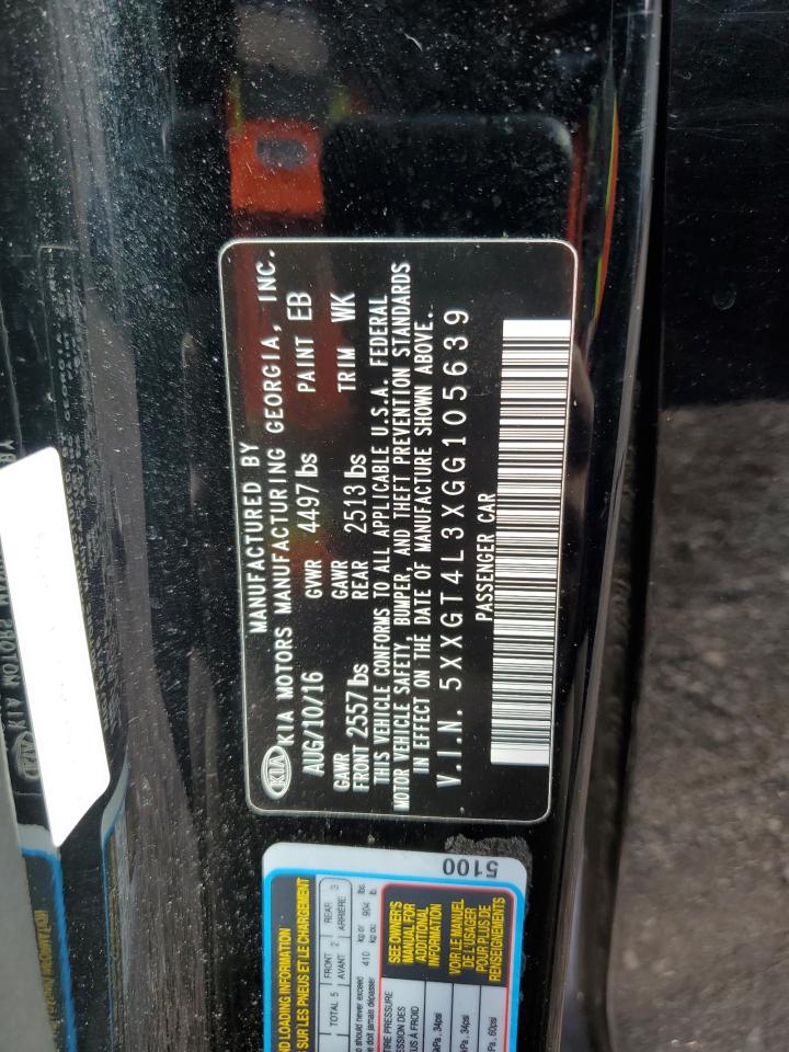 Lot #3304075488 2016 KIA OPTIMA LX