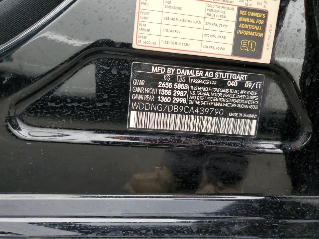 MERCEDES-BENZ S-CLASS 550