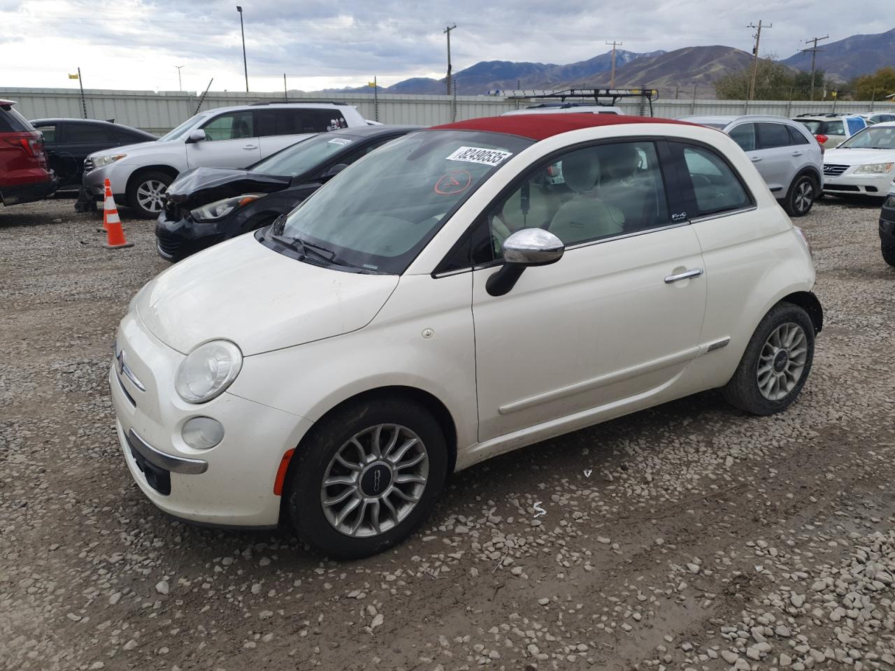 Lot #3303060762 2013 FIAT 500 LOUNGE