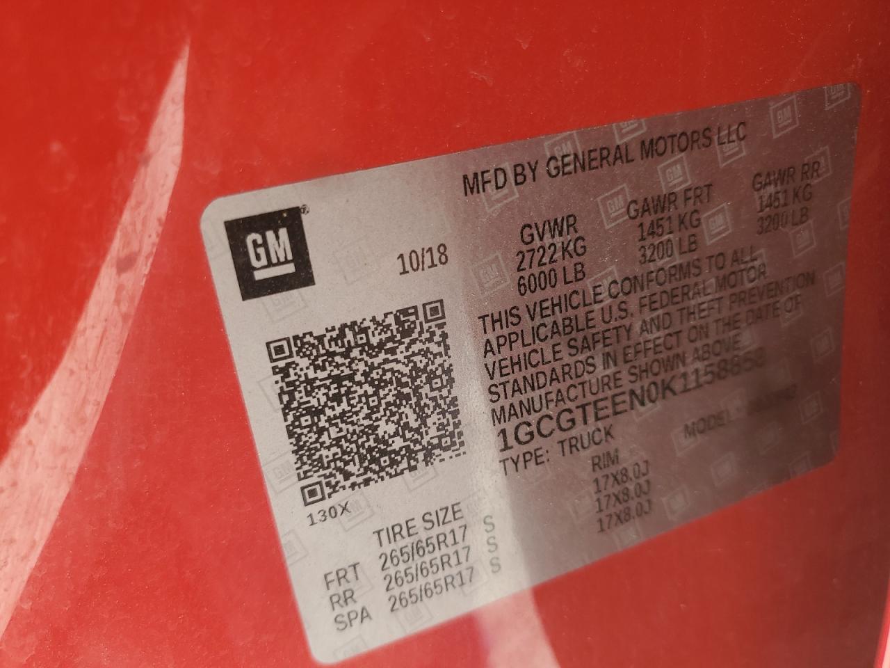 CHEVROLET COLORADO ZR2