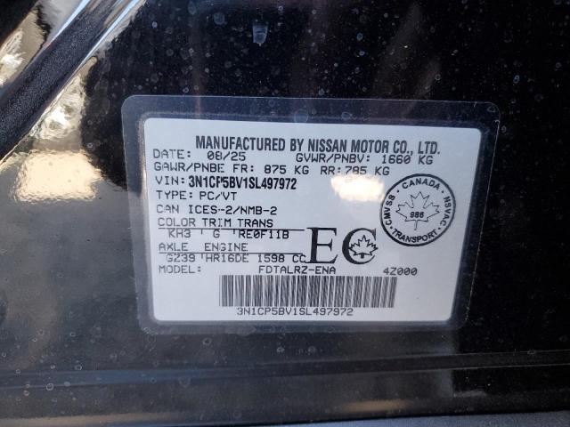 2025 NISSAN KICKS PLAY 3N1CP5BV1SL497972