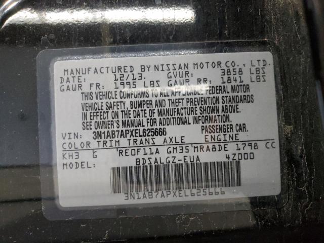 2014 NISSAN SENTRA S - 3N1AB7APXEL625666