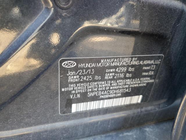 2013 HYUNDAI SONATA GLS #3280451207