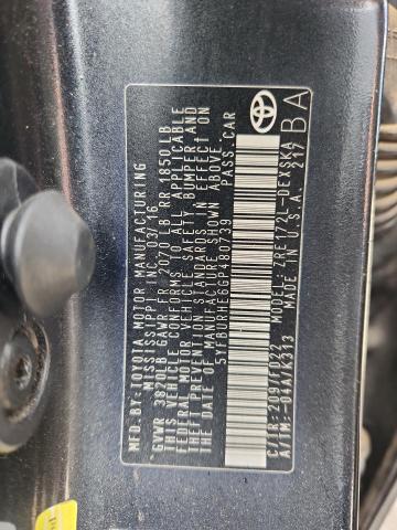 2016 TOYOTA COROLLA L - 5YFBURHE6GP480739