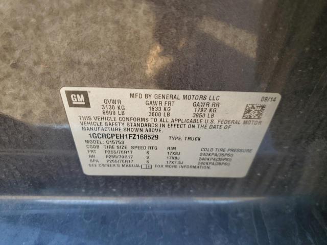 2015 CHEVROLET SILVERADO - 1GCRCPEH1FZ168529