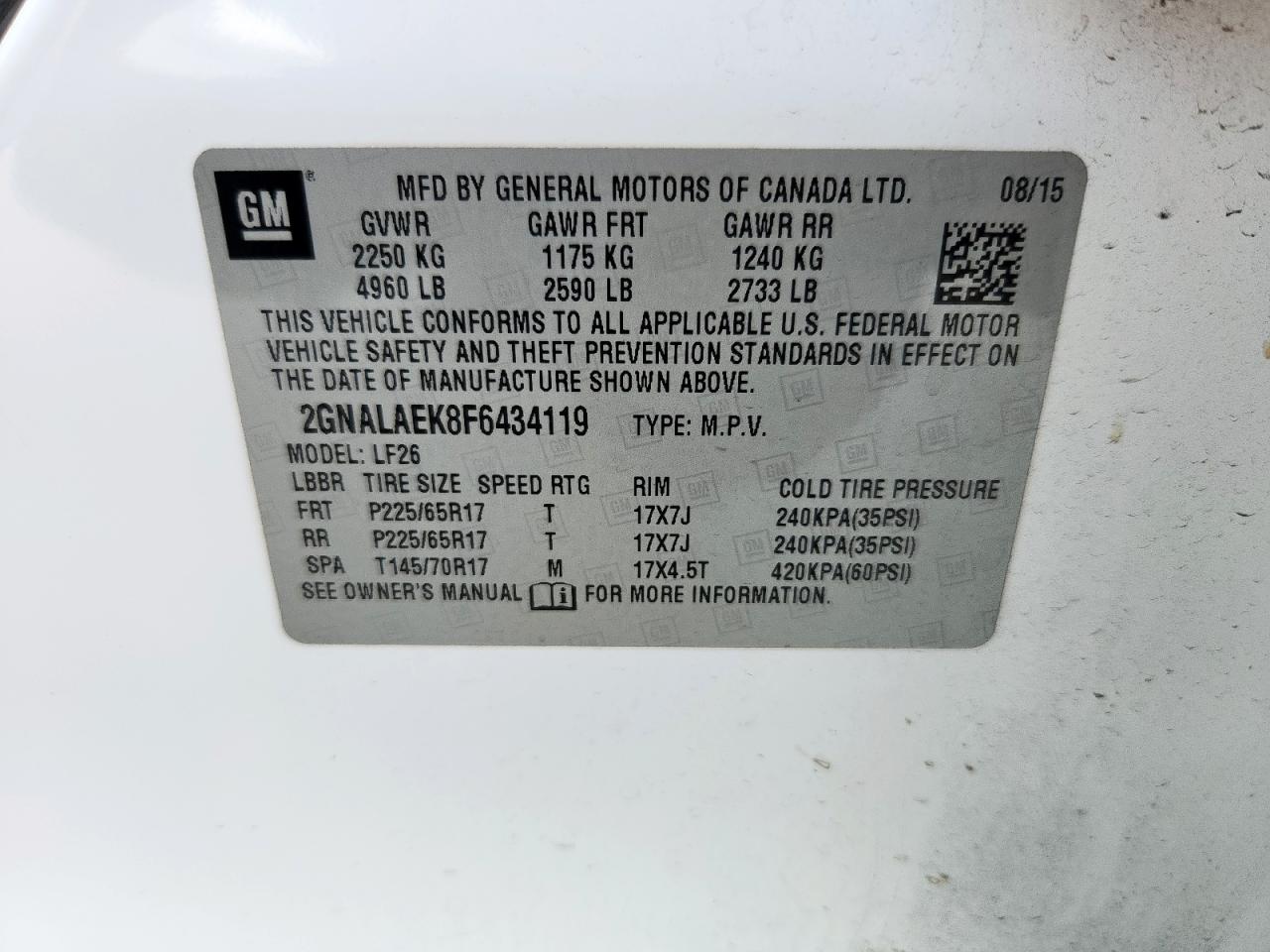 CHEVROLET EQUINOX LS