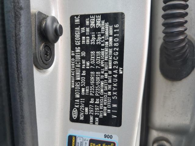 2012 KIA SORENTO EX - 5XYKU4A29CG280116