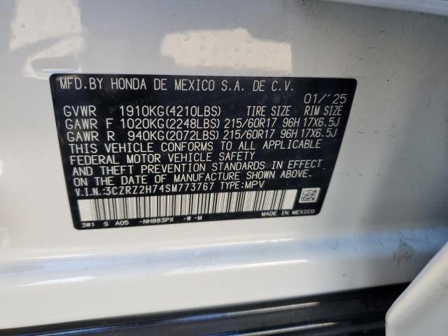 2025 HONDA HR-V EXL - 3CZRZ2H74SM773767