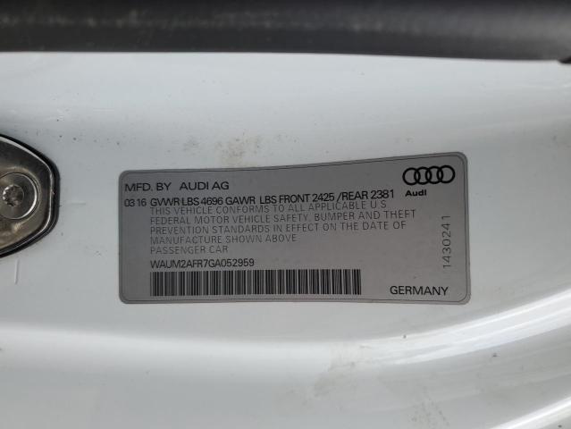 2016 AUDI A5 PREMIUM PLUS S-LINE WAUM2AFR7GA052959