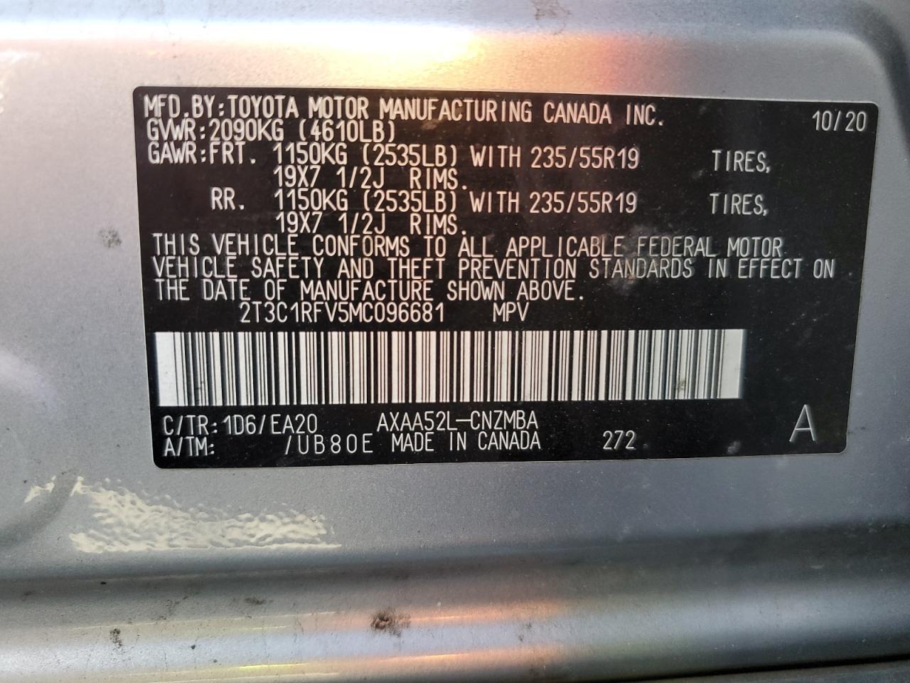 TOYOTA RAV4 XLE PREMIUM