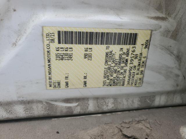 2016 NISSAN MAXIMA 3.5 - 1N4AA6AP9GC395763