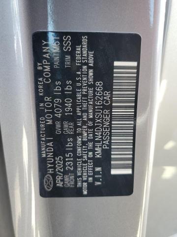 2025 HYUNDAI ELANTRA LIMITED KMHLN4DJXSU162668