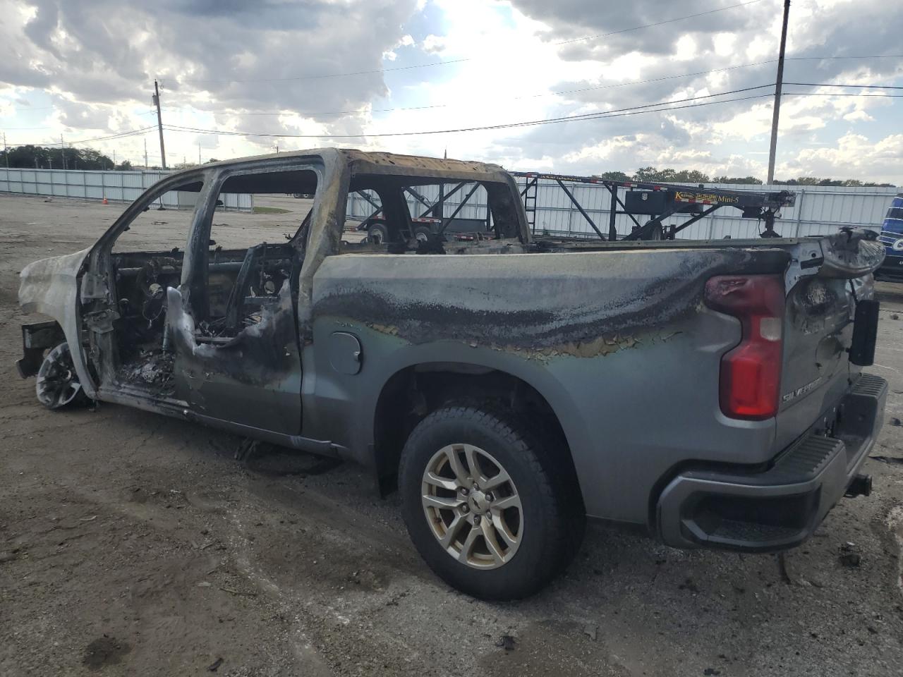 Lot #3310450296 2021 CHEVROLET SILVERADO K1500 RST