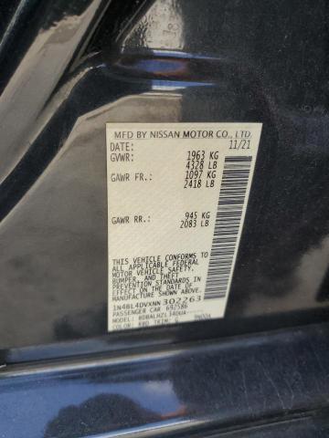 2022 NISSAN ALTIMA SV 1N4BL4DVXNN302263