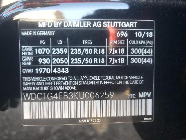 2019 MERCEDES-BENZ GLA 250 #3291207998