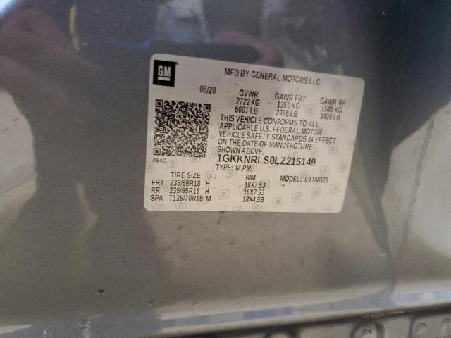 2020 GMC ACADIA SLE - 1GKKNRLS0LZ215149