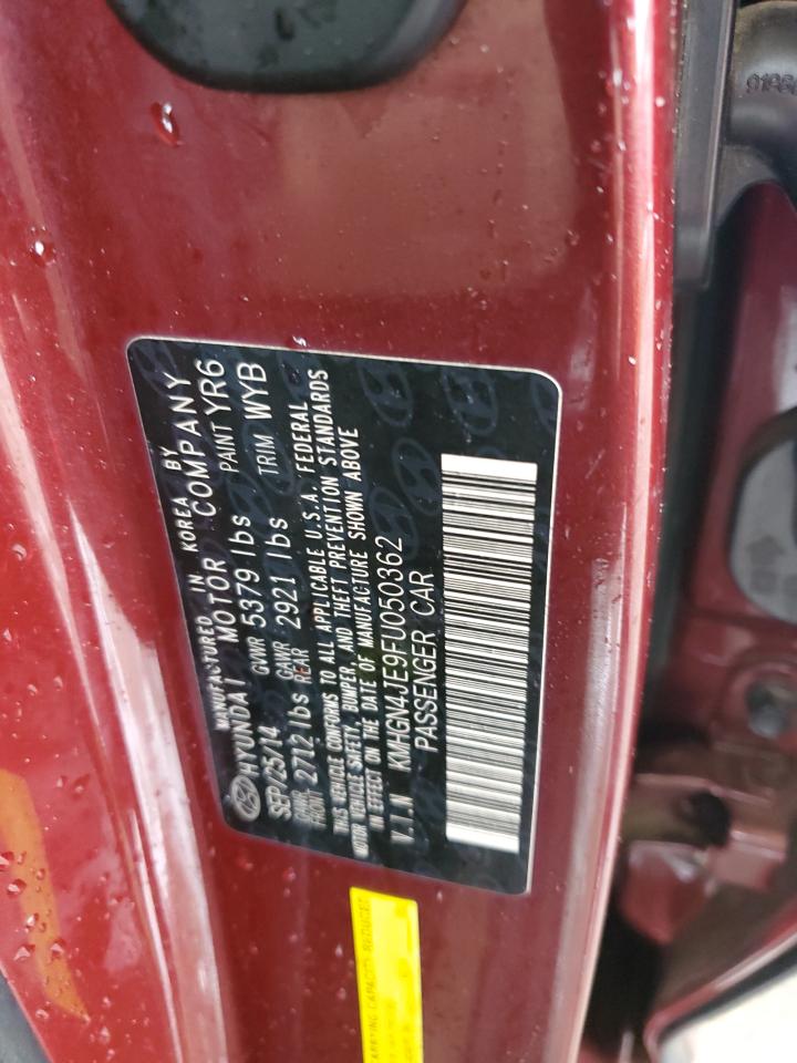 HYUNDAI GENESIS 3.8L