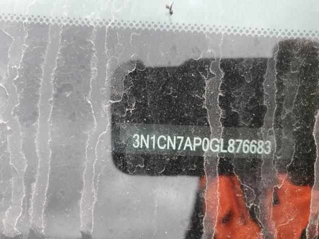 2016 NISSAN VERSA 3N1CN7AP0GL876683