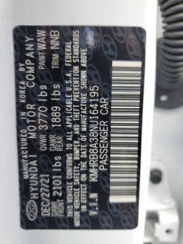 2022 HYUNDAI VENUE SE KMHRB8A38NU164195