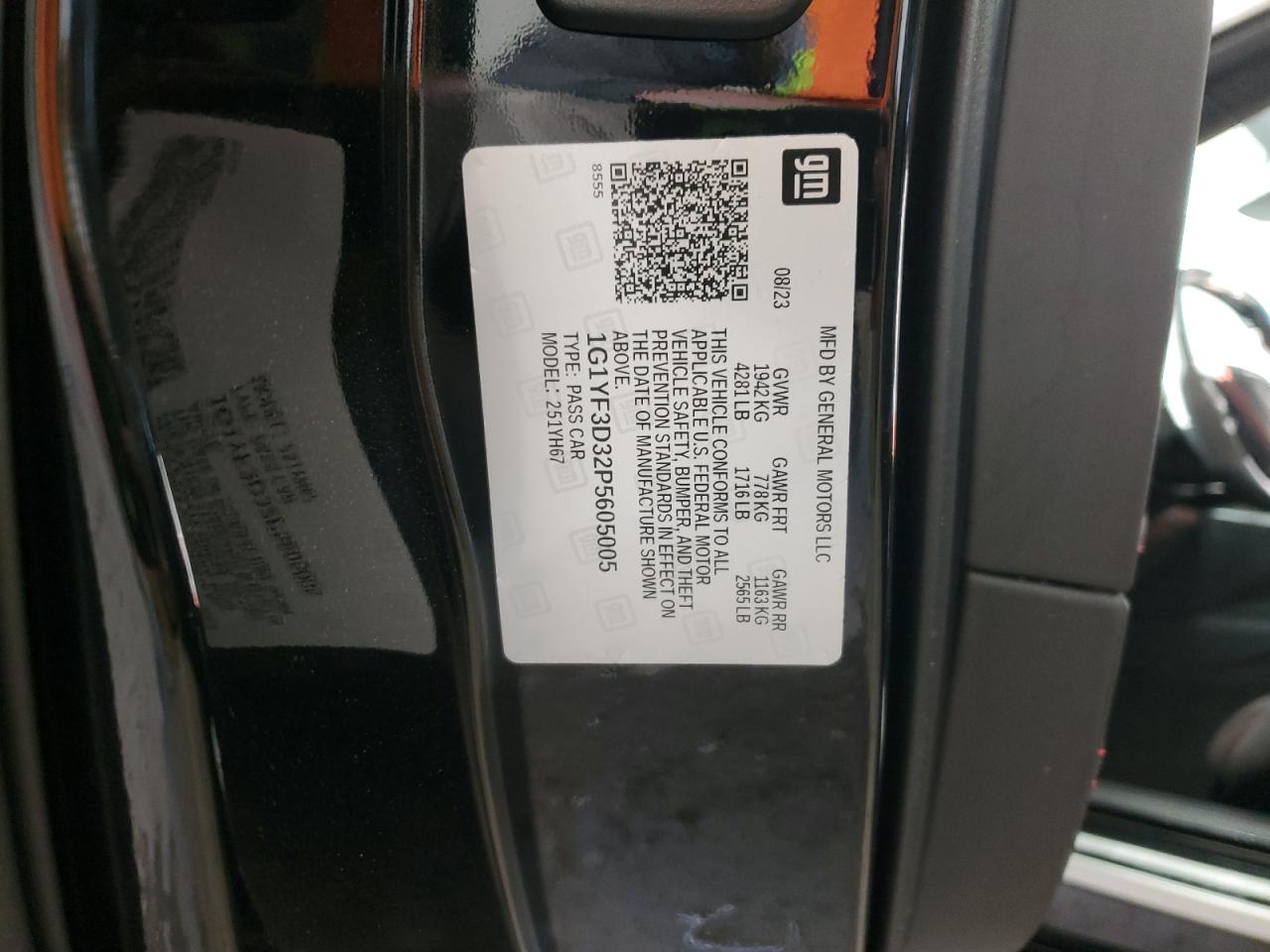 CHEVROLET CORVETTE Z06 3LZ