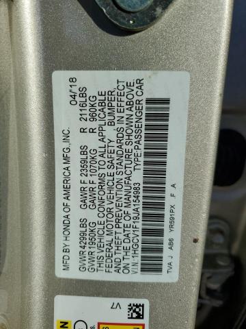 2018 HONDA ACCORD LX - 1HGCV1F19JA154983