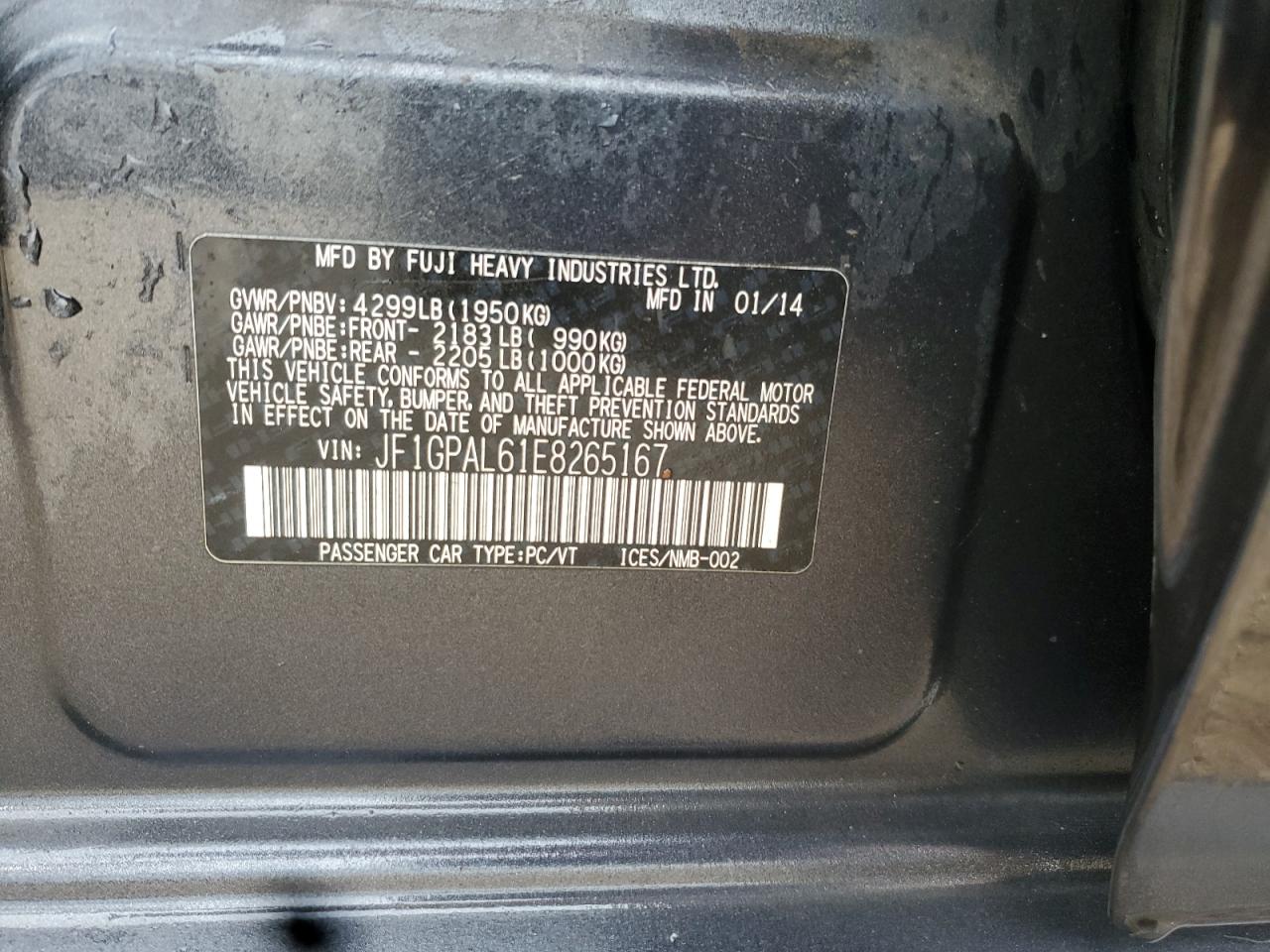 SUBARU IMPREZA SPORT PREMIUM