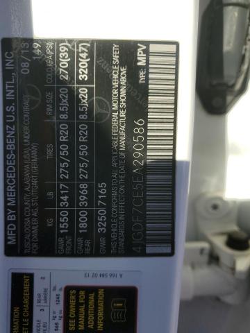 2014 MERCEDES-BENZ GL 450 4MA #3284554176