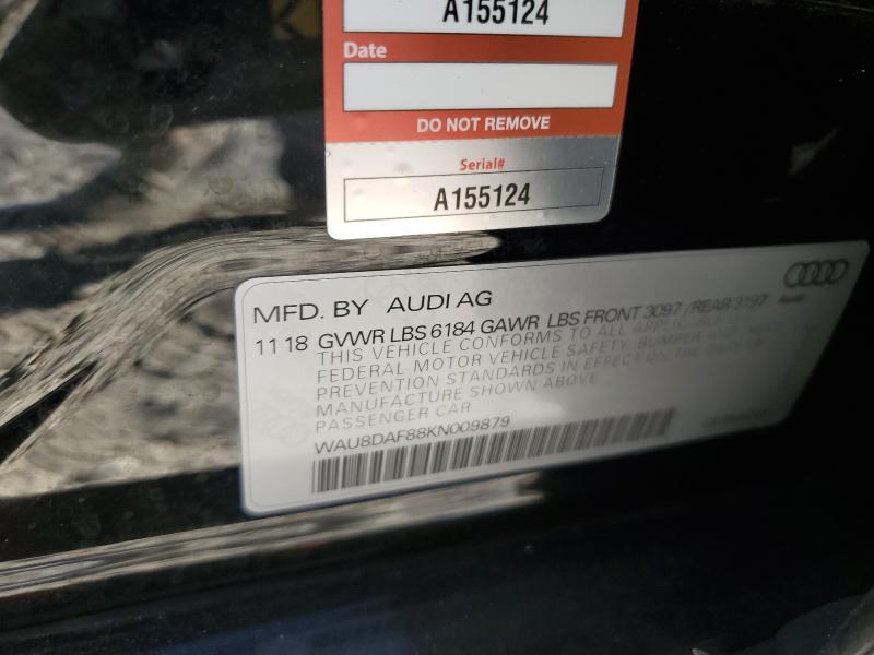 2019 AUDI A8 L #3301878452