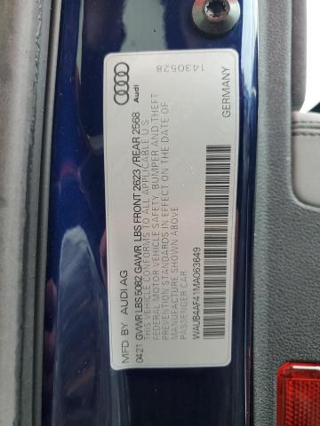 2021 AUDI S4 PREMIUM #3304645975