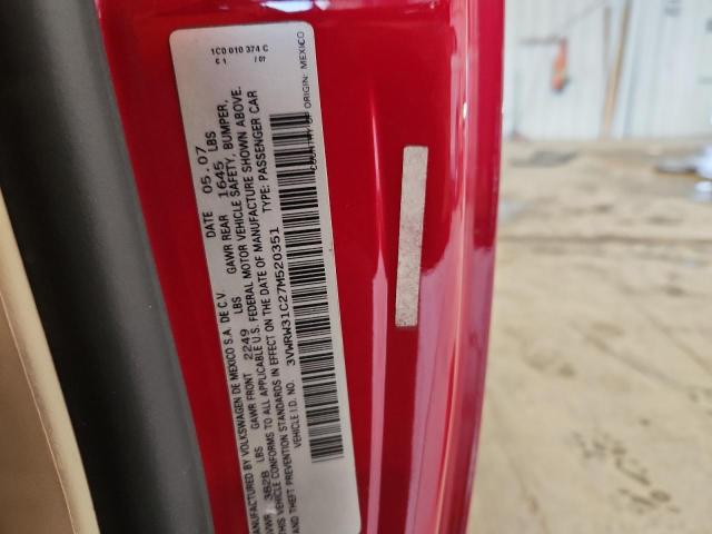 2007 VOLKSWAGEN NEW BEETLE #3279943630