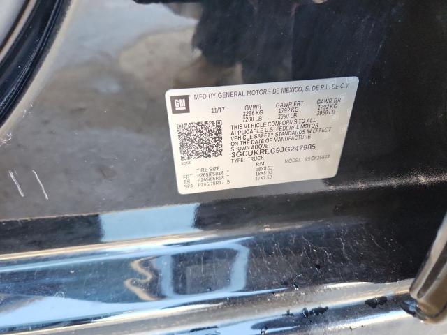 2018 CHEVROLET SILVERADO 3GCUKREC9JG247985