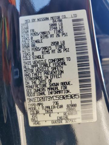 2000 NISSAN XTERRA XE #3304054500