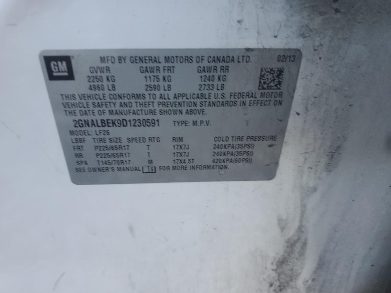 CHEVROLET EQUINOX LS