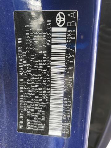 2014 TOYOTA COROLLA L - 5YFBURHE8EP004277