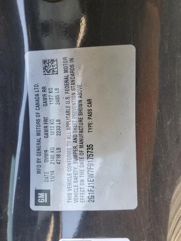 2015 CHEVROLET CAMARO 2SS 2G1FJ1EW7F9175735