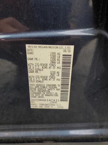 2016 NISSAN MURANO SL 5N1CZ2MH4GN147431