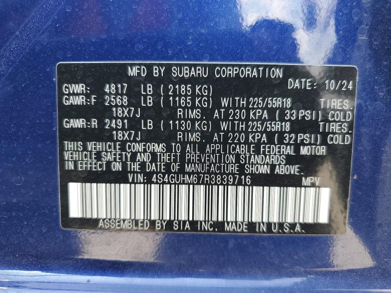 2024 SUBARU CROSSTREK #3285530273