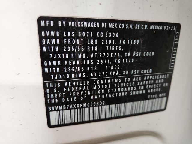 2023 VOLKSWAGEN TIGUAN SE #3302923060