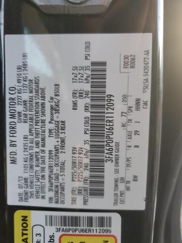 2014 FORD FUSION SE #3302989601