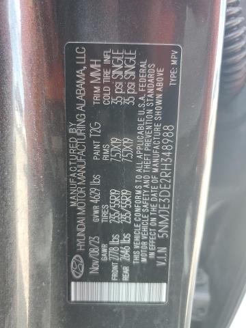 2024 HYUNDAI TUCSON 5NMJE3DE2RH348988