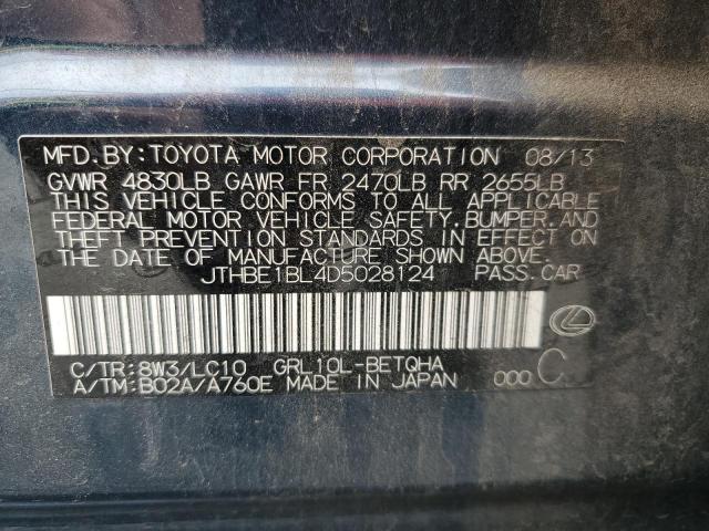 2013 LEXUS GS 350 - JTHBE1BL4D5028124