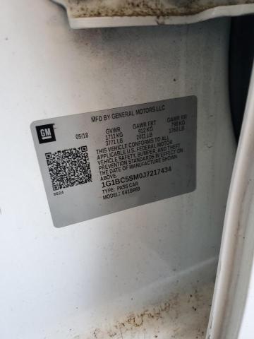 2018 CHEVROLET CRUZE LS 1G1BC5SM0J7217434