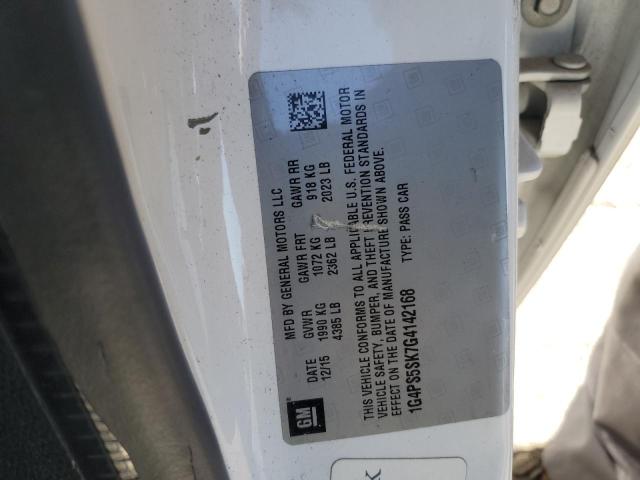 2016 BUICK VERANO 1G4PS5SK7G4142168