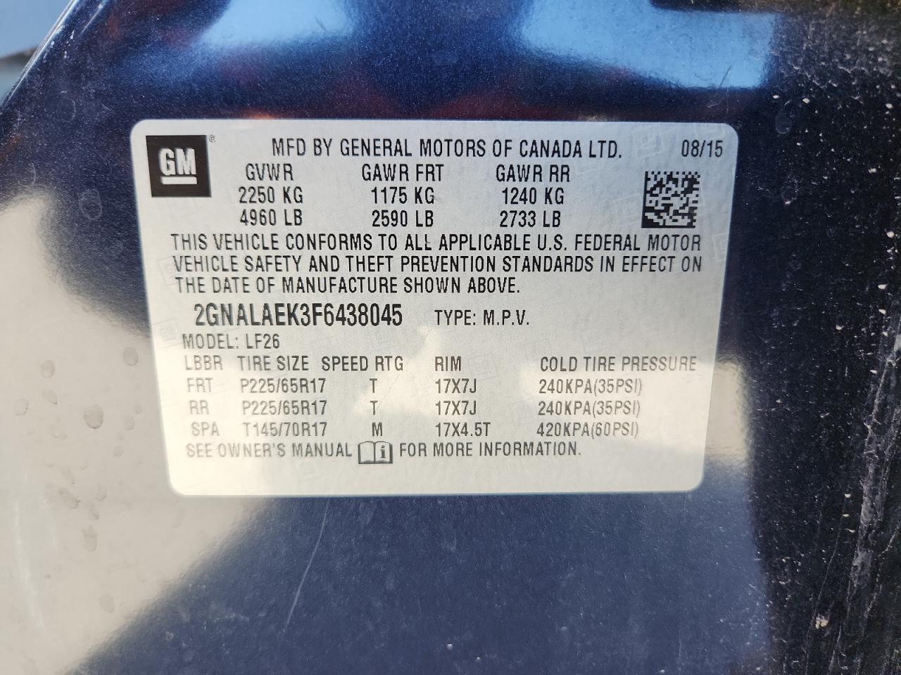 CHEVROLET EQUINOX LS