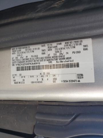 2015 FORD TRANSIT T- #3290145267